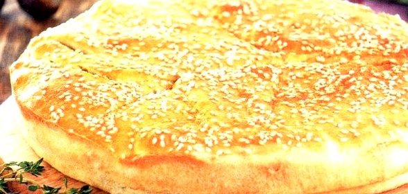 Греческий пирог с рисом и картофелем (Пататопита)