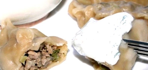 Вареники с брокколи