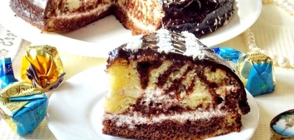 Торт «Зебра»