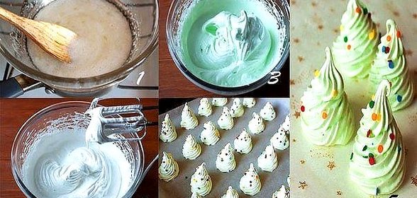 Безе новогоднее