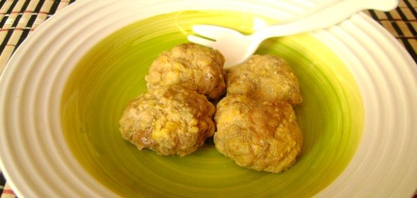 Говяжьи фрикадельки с тыквой