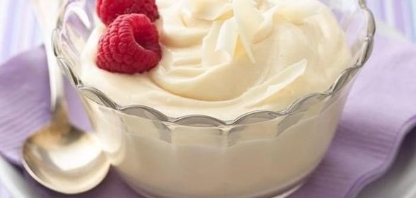 Мусс из белого шоколада