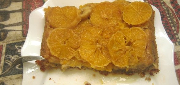 Апельсиново-банановый тарт татен