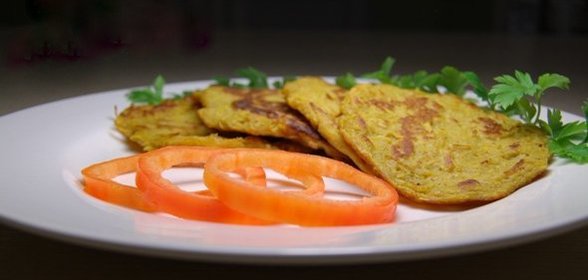 Постные оладьи из тыквы