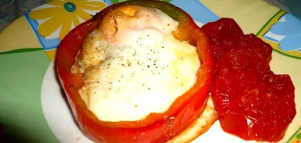 Глазунья в перце