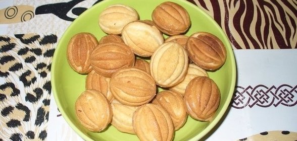 Печенье «Орешки» с кремом