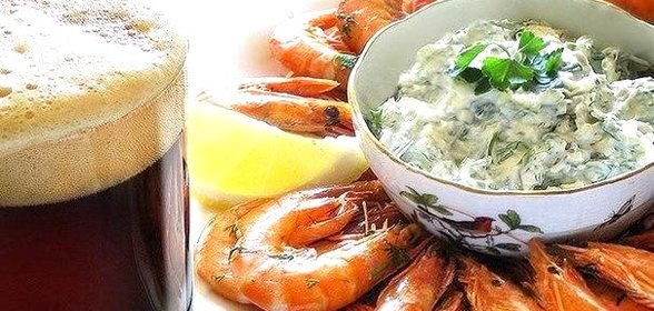 Креветки к пиву