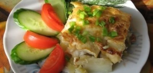 Салат с креветками и помидорами