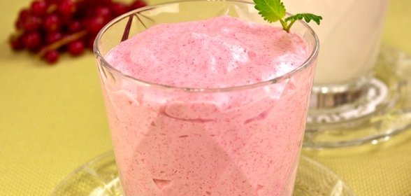 Клюквенный мусс