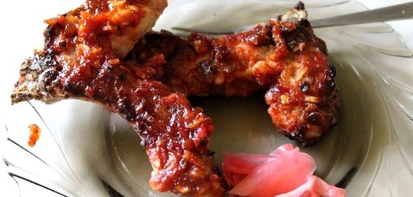 Свиные ребрышки барбекю в духовке