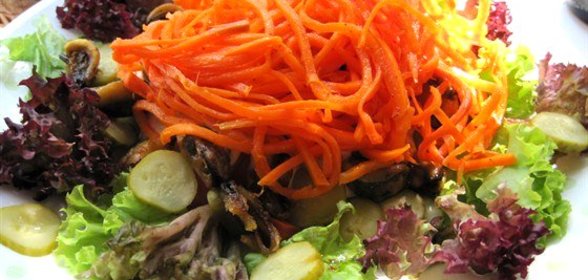 Салат «Сицилиано» с мидиями