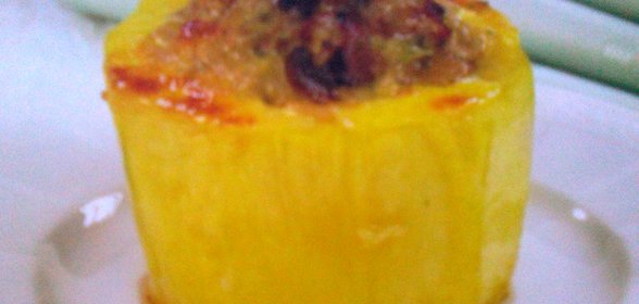 Кабачки по‑русски с грибами