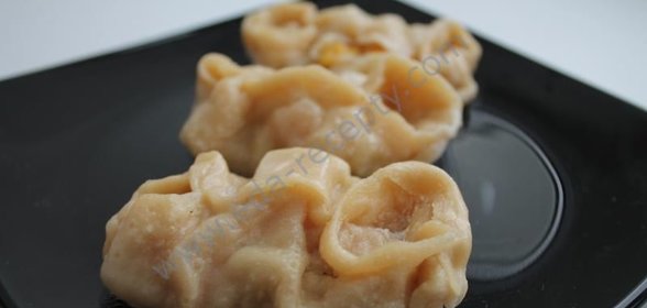 постные манты с картошкой