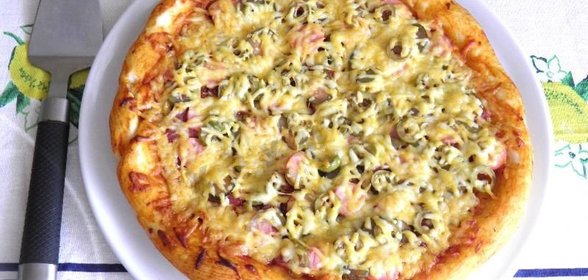 Пицца мясное ассорти