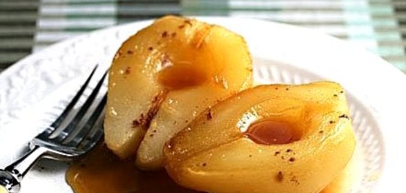 Груши в коньяке