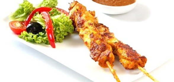 Детские шашлыки из куриных грудок