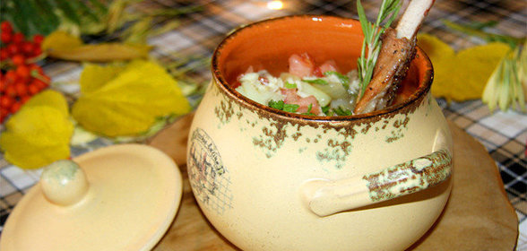 Овощное рагу с бараниной по-шотландски