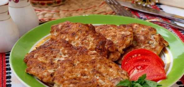 Рубленные котлеты из свинины