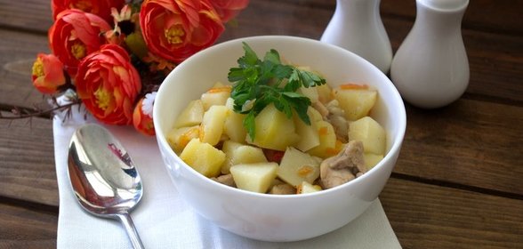 Рагу из курицы с картошкой