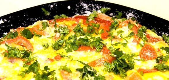 Разноцветный омлет