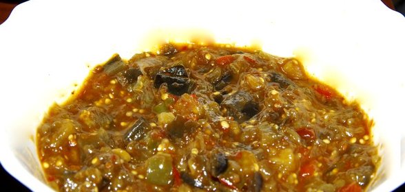 Баклажанная икра в мультиварке