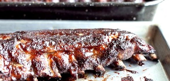 Свиные ребра в китайском соусе барбекю