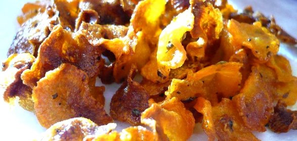 Морковные чипсы