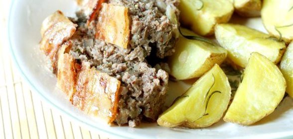 Слоеный мясной хлеб