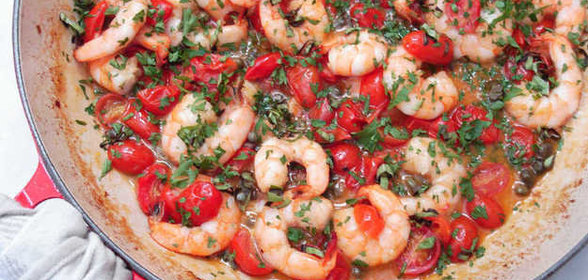 Креветки по-гречески