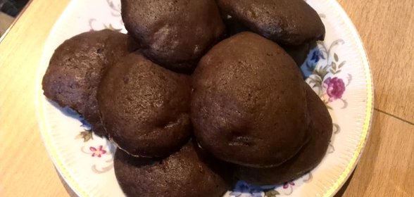 Шоколадное печенье на скорую руку