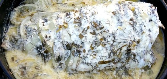 Караси в сметане