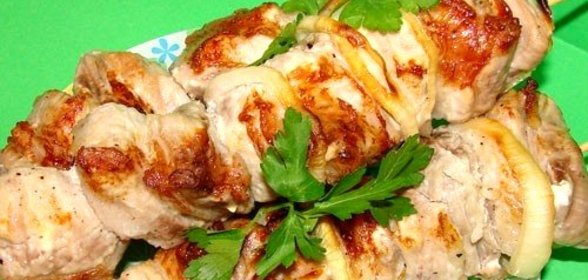 Шашлык на кефире