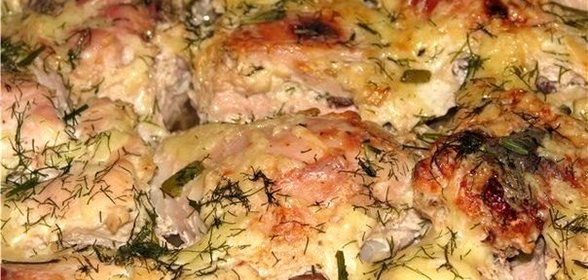 Курица в кефире