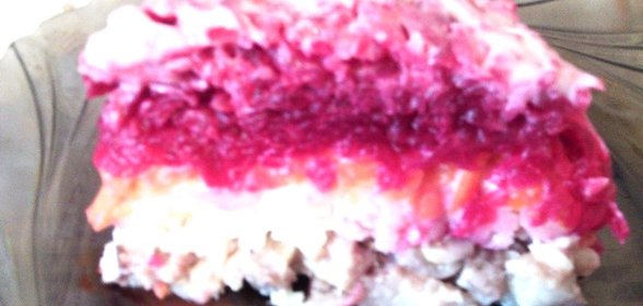 Классическая сельдь под шубой с домашним майонезом