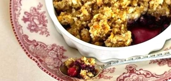 Ягодно-творожная крошка