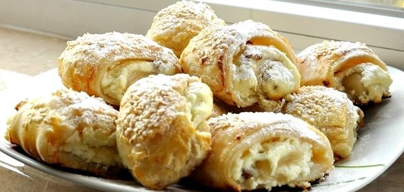 Круассаны с творогом