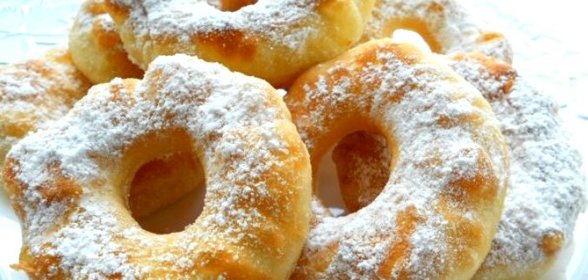 Пончики на кефире