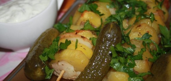 Картофельный кебаб