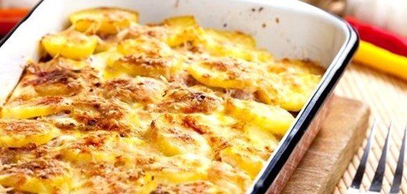 Картошка в сливках