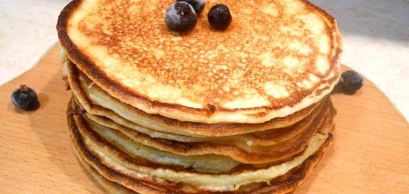 Блины на кефире с манкой