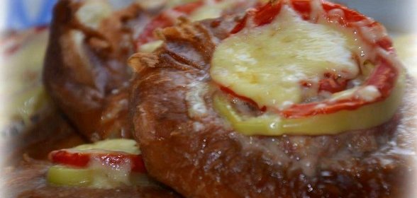 Баранки с мясной начинкой