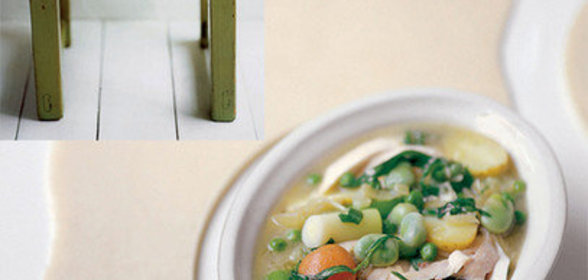 Весенний пирог с цыпленком