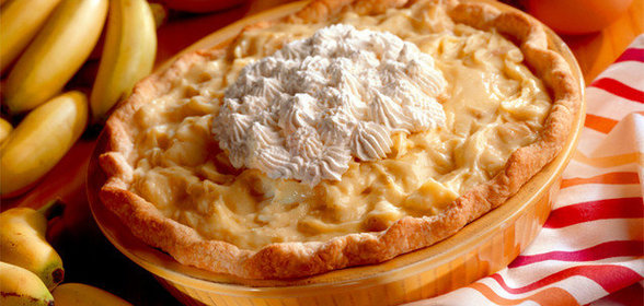 Бананово-апельсиновый пирог