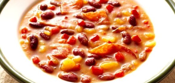 Фасоль с картофелем