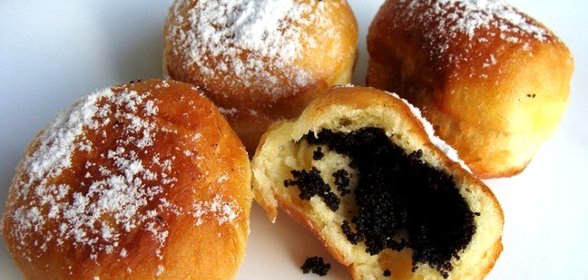 Пончики с маком