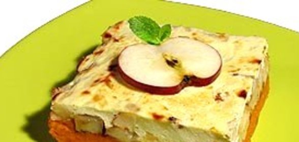 Запеканка из тыквы и яблок
