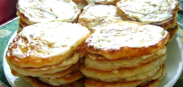 Оладьи из кабачков на кефире