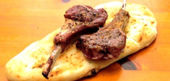 Баранина на гриле в апельсиново-травяной корочке