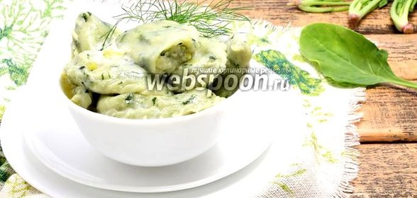 Вареники со шпинатом
