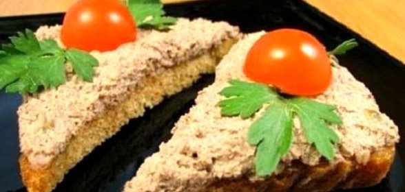 Куриный паштет с орехами